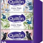 Quilton 3-Ply Extra Thick Hypo-Allergenic Facial Tissue 12 boxes