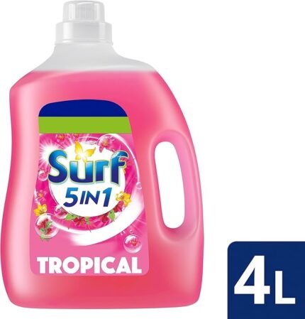 Surf Liquid Washing Detergent Tropical 80 w 4 l