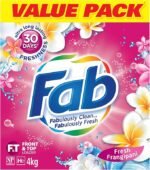 Fab Fresh Frangipani Laundry Powder Detergent 4Kg - Image 3